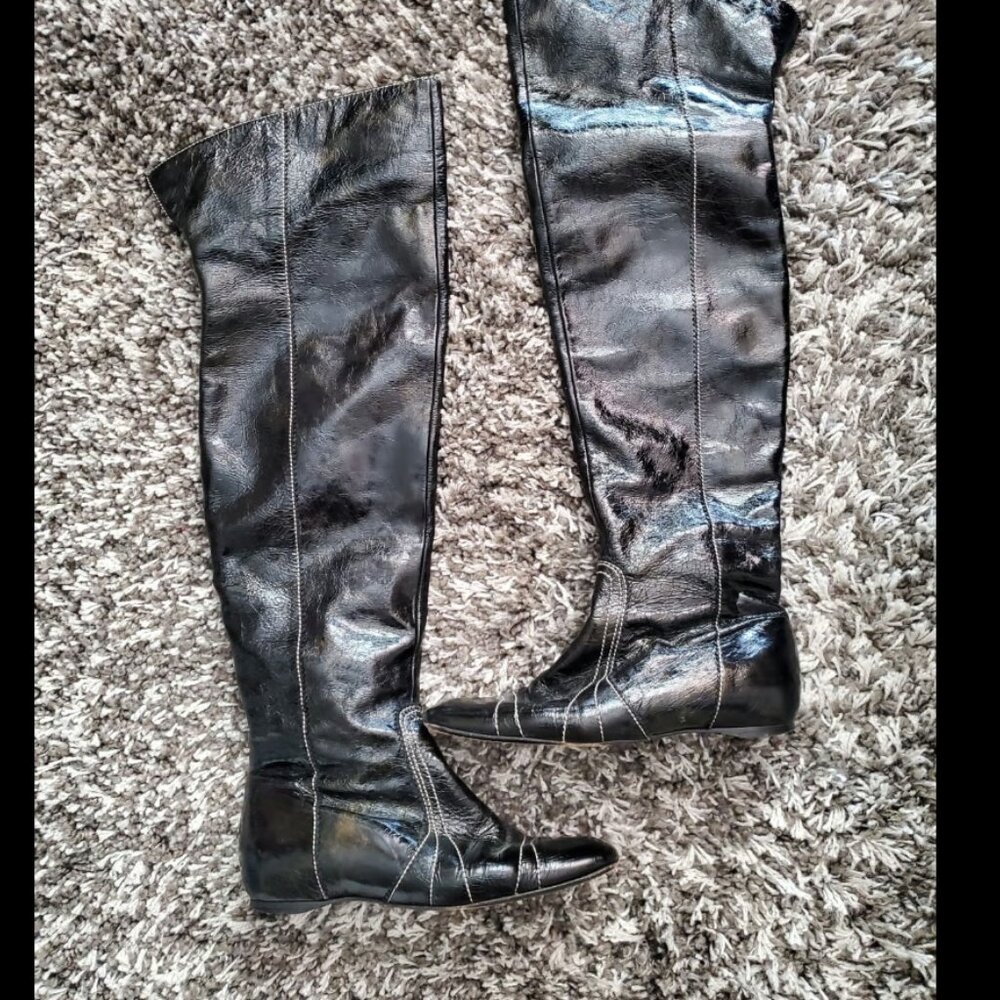Valea Firenze Boots Over the Knee Boots Sz 37  made in Italy